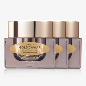 CKD Omega Gold caviale imperiale rassodante crema viso e lozione 50ml X confezione da 3 - Product Image 1