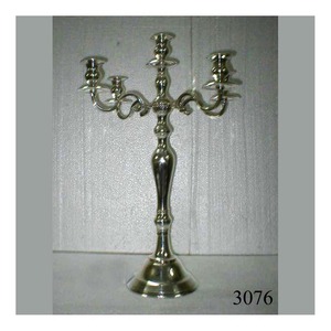 Modern Decorative Crystal 5 Arm <b>Candle</b> Holder Stand for Home Decor Wedding and Party Setup - Product Image 1