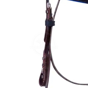 Bridon d'équitation en cuir artisanal de style anglais avec sangles réglables pour un contrôle sécurisé, taille 2x3x2m pour l'équitation - Product Image 5
