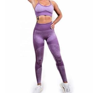 Conjunto de Yoga para Mujer de Primera Calidad a Precio Económico, Servicio OEM Sostenible, Personalizable, en Grandes Cantidades, Conjunto de Yoga para Mujer de Venta Caliente en el Gimnasio - Product Image 2