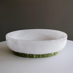 Elegant Floral Epoxy Resin Bowl Handmade Round Decorative Serving Dish for Fruit Salad Kitchen <b>Table</b> Home Decor - Product Image 4