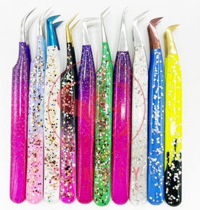 Meilleures ventes : Kit de pinces à cils professionnelles Somofy en acier inoxydable, durables et de haute qualité, avec pointe personnalisable - Product Image 3