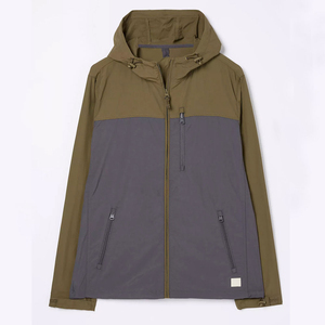 Veste coupe-vent pour homme en gros, mode décontractée, logo personnalisé, coupe ajustée, imperméable, vêtements de sport d'extérieur pour homme - Product Image 2