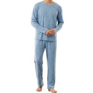 Pijamas de Invierno de Marca Privada para Hombre, Conjunto de Ropa de Dormir de Algodón Cálido y Suave, Fabricante y Proveedor - Product Image 5