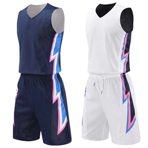 Conjunto de Uniformes de Baloncesto Reversibles para Hombre Adulto 2026, Trajes Deportivos Transpirables de Doble Cara para Equipo - Product Image 5