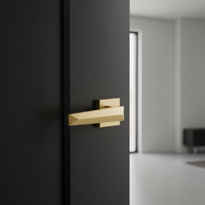 Luxury Brass <b>Door</b> <b>Handle</b> <b>Set</b> with Mortise Lock | Premium Lever <b>Handles</b> for Interior <b>Doors</b>, Home, Office & Hotel Hardware Decor - Product Image 2
