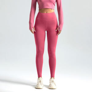 Conjunto Deportivo Mayorista: Top de Yoga, Ropa Deportiva, Conjuntos de Gimnasio y Fitness, Camisetas de Running, Leggings con Efecto Scrunch Butt y Pantalones de Pierna Ancha - Product Image 4