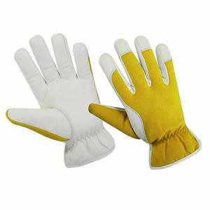 Guantes de Trabajo de Piel de Cabra de Primera Calidad, Resistentes a la Abrasión, para Actividades al Aire Libre y Jardinería - Product Image 4
