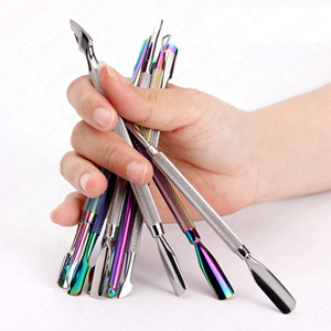 Raspador de Esmalte de Uñas Profesional y Herramienta para Empujar Cutículas, para Manicura, Pedicura, Limpieza y Eliminación de Esmalte, Cuidado de las Uñas - Product Image 5