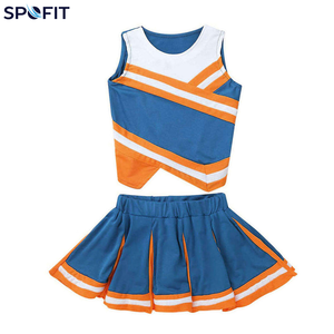 Ensemble d'uniformes de cheerleading en tissu confortable et respirant, avec logo personnalisé, pour les équipes scolaires et sportives - Product Image 4