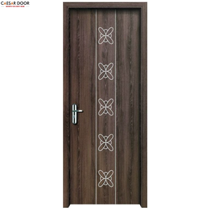 Porte en bois MDF de haute qualité avec design 3D, durable, pour entrée, avec fabrication OEM/ODM directe par un fabricant vietnamien, pour usage hôtelier - Product Image 1
