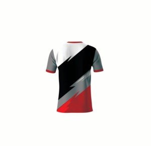 เสื้อกีฬาแขนสั้นคอโอแบบซับลิเมชั่นพร้อมโลโก้แบบกำหนดเอง - Product Image 2