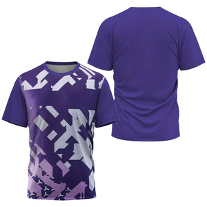 T-shirt personnalisé pour homme, sublimation intégrale, polyester léger, vêtements de sport OEM, vêtements personnalisés, t-shirt athlétique à séchage rapide - Product Image 4