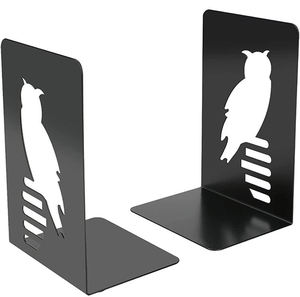 Porte-livres en métal découpé au laser, support de livres personnalisé pour la décoration de la maison, le bureau, la bibliothèque, le bureau - Product Image 5