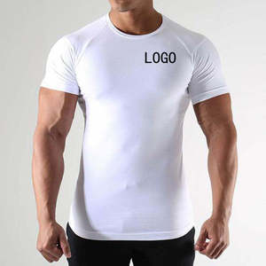 Camiseta de Compresión de Manga Corta para Hombre, Color Granate, 100% Poliéster, Transpirable, Ligera, Ropa Deportiva para Adultos, Servicio OEM - Product Image 5