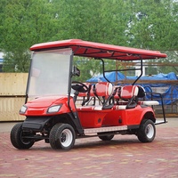 Vente en gros de voiturette de golf électrique à 4 roues 72V adultes 8 places tout-terrain voiturette de golf électrique buggy de plage