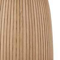 Table à manger rectangulaire moderne en bois massif avec piétement cannelé, design pliable pour 6 personnes, mobilier de salle à manger pour entrée