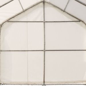 Telo in PVC da 17 once, 4,5 m x 7,6 m, per ripostiglio camper/roulotte con porta anteriore a rullo e parete posteriore chiusa (acciaio zincato a 3 strati) - Product Image 6