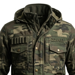 Wholesale Men's Summer Softshell <b>Waterproof</b> <b>Camo</b> Hunting <b>Jacket</b> Insulated Thermal Fleece Outdoor Tactical Nylon Lining Front - Product Image 2
