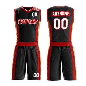 Ensembles de maillots de basket-ball en gros, uniformes de basket-ball, maillots de basket-ball respirants en mesh pour hommes - Product Image 5
