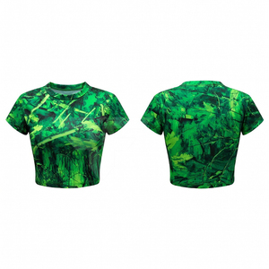 Camiseta Corta Sublimada al por Mayor, Diseño Personalizado de Fábrica, Impresión por Sublimación, Manga Corta - Product Image 1