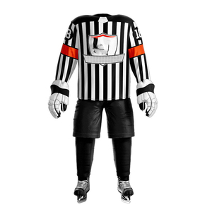 Uniforme de Hockey sobre Hielo para Hombre Adulto, 100% Poliéster, Transpirable, de Secado Rápido, con Logotipo Frontal Sublimado, Posición Personalizable, Tela - Product Image 4