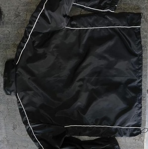 Custom Zipper Up Crinkle Track <b>Pants</b> 2 Piece Set Men With Piping Elastic Cuffs Unisex Nylon Windbreaker Tracksuit For Men - Product Image 6