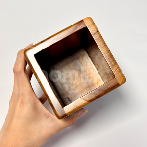 Support à ustensiles en bois de teck naturel et écologique OEM, durable, halal, personnalisé, boîte de rangement de cuisine, organisateur de spatules en bois - Product Image 5