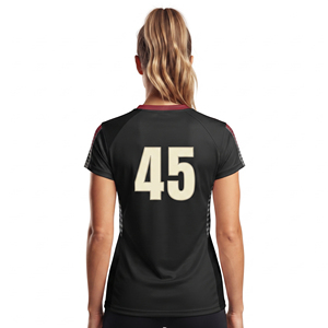Women V-Neck Volleyball Jersey Short Sleeve Sublimated Volleyball Jersey Ladies Volleyball Jersey Premium - Product Image 2