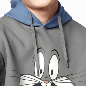 Sudadera con Capucha de Algodón Extra Grande de Alta Calidad con Estampado DTF Personalizado para Hombre, Ropa con Capucha Transpirable a Bajo Precio - Product Image 6