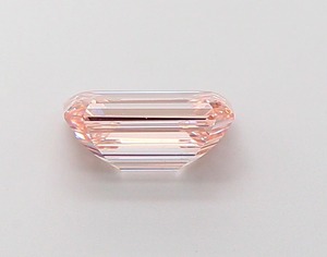 Diamant rose fantaisie de 1,15 carat, taille émeraude, cultivé en laboratoire CVD, clarté VS2, polissage excellent, pierre précieuse non montée pour la création de bijoux - Product Image 3