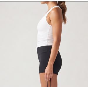 Shorts Deportivos para Mujer, Cintura Alta, Elásticos, para Correr, Yoga, Gimnasio, Corte Regular - Product Image 2
