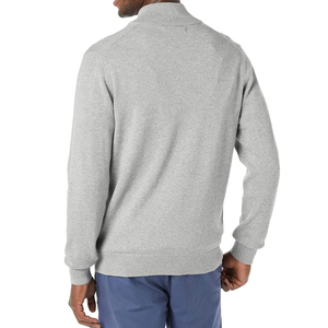 New High Quality Light <b>Weight</b> Trendy Fashionable Half Zipper Sweatshirt Cotton Polyester <b>Stand</b> Caller Sweatshirts OEM Serviced - Product Image 4