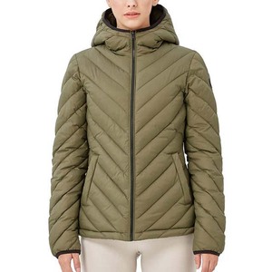 Chaquetas Acolchadas de Invierno para Mujer, Ropa de Abrigo Gruesa y Cálida, Proveedor al por Mayor, Diseño Personalizado, Color Sólido - Product Image 4