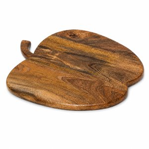 Planche à servir ronde en bois faite à la main et planche à fromage |   Plateau de charcuterie |   Plateau de cuisine rustique - Écologique, durable, épaisseur 1,5 cm - Product Image 1