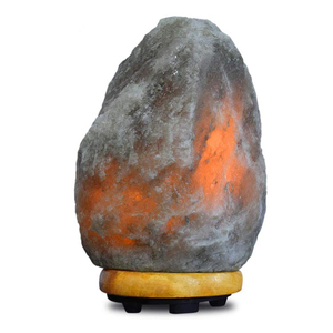Lámpara de sal de cristal rosa del Himalaya 100% pura, de calidad premium, con forma de huevo, hecha a mano, artesanía natural original. - Product Image 6