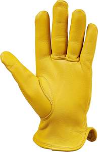 Gants de camionneur en cuir pleine fleur de vache de 10 pouces pour hommes et femmes, résistants à l'abrasion et fiables - Product Image 4