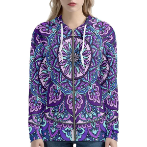Precio al por mayor, nueva llegada, sudaderas con capucha de sublimación para mujer, otoño, logotipo frontal, tejido de punto, transpirable, ecológico, antipilling - Product Image 6