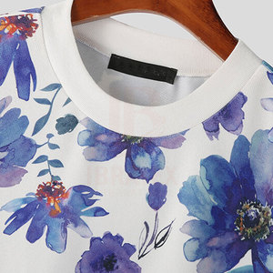 Service OEM, faible MOQ, dernier design, t-shirts à sublimation, manches courtes, col rond, t-shirt à sublimation personnalisé - Product Image 3