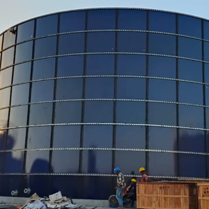 ถังเก็บน้ำอุตสาหกรรม GLS TANK ความจุ 50 ลูกบาศก์เมตร รับประกัน 2 ปี เส้นผ่านศูนย์กลาง 5.09 เมตร x สูง 2.44 เมตร - Product Image 1