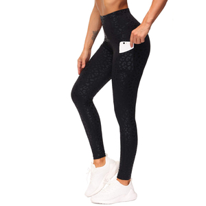 Leggings taille haute couleur unie pour femme, longueur intégrale, extensibles, respirants, pantalon de yoga, vêtements de sport, tricotés sans couture, coupe ajustée - Product Image 4