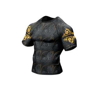 2026 Sublimation Printed Quick Dry Men Rash Guard in Custom Logo MMA Training Rash Guard NO GI Grappling Jiu Jitsu BJJ Rashguard - Product Image 5