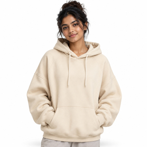 Sweat à capuche oversize pour femme, offrant un mouvement confortable, tissu de qualité supérieure et coupe ample pour un style décontracté et les loisirs. - Product Image 4