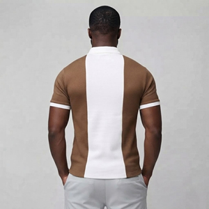 Camiseta de Hombre OEM, Corte Ajustado, Personalizada, Manga Corta, 100% Algodón Tejido, Secado Rápido, Transpirable, para Verano, Alta Calidad, Color Sólido - Product Image 4
