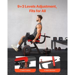 Panca per Esercizi Gambe Regolabile con Capacità di 317 kg, Macchina Speciale per Estensione e Flessione Gambe, Attrezzo per Allenamento Cosce - Product Image 5