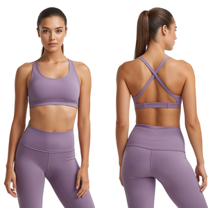 Sujetador Deportivo TACHTICAL STANDARD para Mujer, con Espalda Cruzada, Soporte Alto, Ligero, Sin Costuras, de Spandex/Nylon, para Correr, Ropa Deportiva Premium para Gimnasio - Product Image 1
