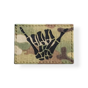 Parche Bordado Personalizable de Calidad Premium con Diseño de Calavera Punisher y Flor de la Bandera de Australia, Corte Láser, Tela 600D, para Coser - Product Image 6