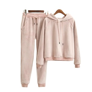 Basique femmes 2 pièces ensembles sweat à capuche pantalon 2025 femmes gymnases Fitness hauts Joggers vêtements de sport survêtements - Product Image 5