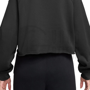 Sudadera Corta Personalizada para Mujer, Corte Holgado, Informal, de Felpa, Cuello Redondo, Manga Larga, Estilo Urbano - Product Image 5