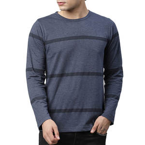 T-shirt de sport à manches longues pour homme, respirant, à séchage rapide, brodé, tricoté, avec élastique pour la course à pied et l'entraînement physique - Product Image 1